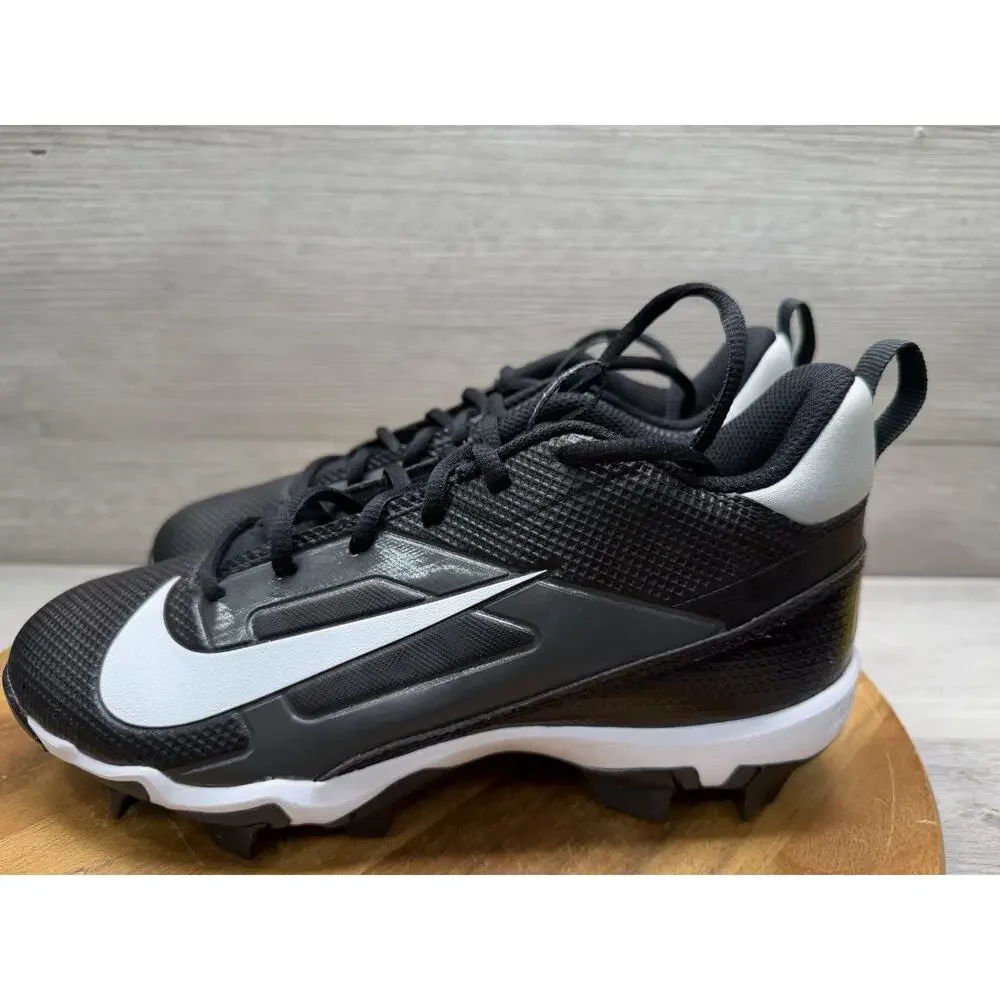 Nike Alpha Menace 4 Shark BG Black White Football Cleats FQ4016-001. Youth 5.5 W